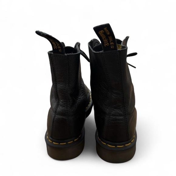 Dr. Martens Pascal Virginia Leather Lace Up black womens Boots - Picture 5 of 10